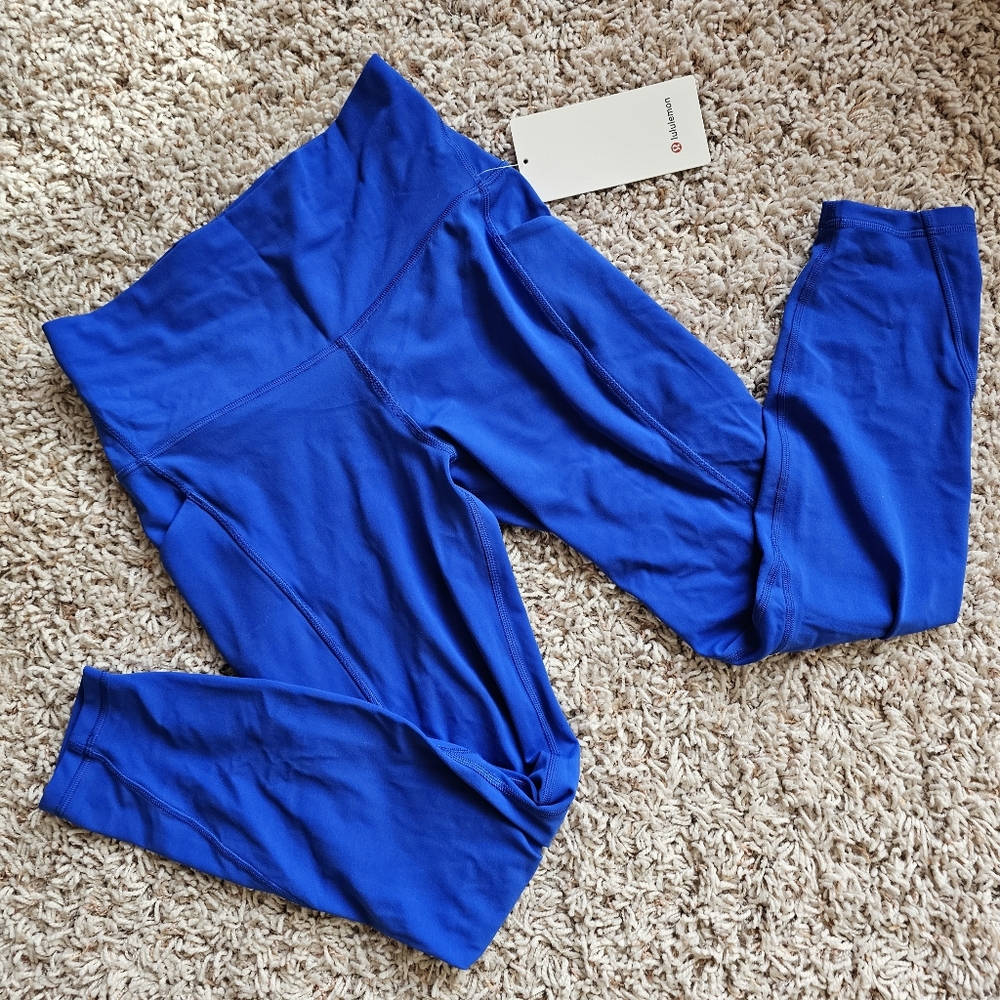 Lululemon Blue Align Pocket Leggings Sz 8